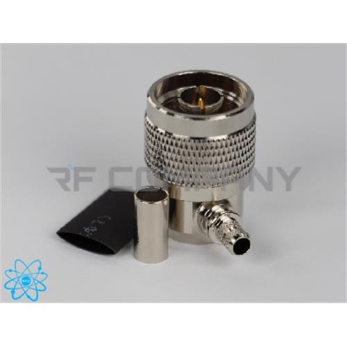 کانکتور N نری سرکابلی 90 درجه مناسب کابل های RG58/RG223/LMR200