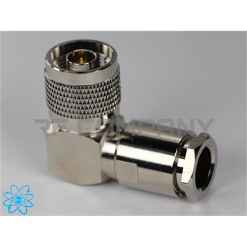 کانکتور N نری سرکابلی رایت انگل (90 درجه) مناسب کابل LMR400