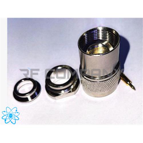 کانکتور N نری (Amphenol) سرکابلی مناسب کابل RG214