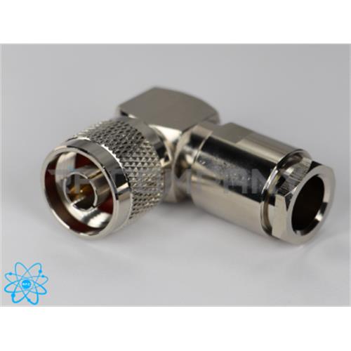 کانکتور N نری سرکابلی رایت انگل (90 درجه) مناسب کابل LMR400