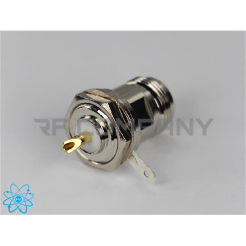 کانکتور N ماده ناودانی با لبه روپنلی مهره خور