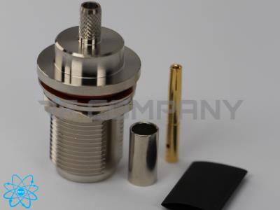 کانکتور N ماده سرکابلی مهره خور مناسب کابل های RG58/RG223/RG142/RG400/LMR200