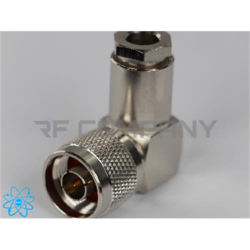 کانکتور N نری سرکابلی رایت انگل (90 درجه) پیچی مناسب کابل LMR300