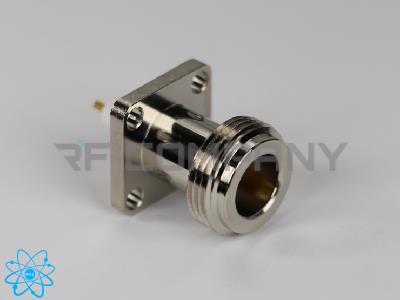 کانکتور N مادگی 4 سوراخ تفلون دار