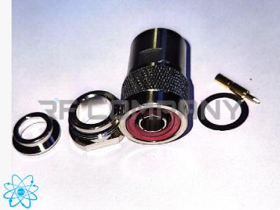 کانکتور N نری (Amphenol) سرکابلی مناسب کابل RG214