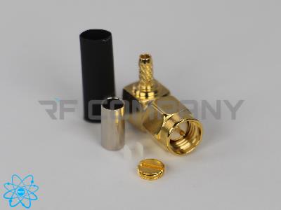 کانکتور SMA نری سرکابلی رایت مناسب کابل RG316 (Taiwan)