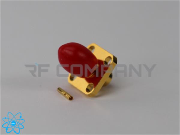 کانکتور SMA ماده فلنج 4 سوراخ