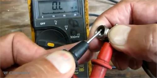 تست کابل کواکسیال با مولتی متر