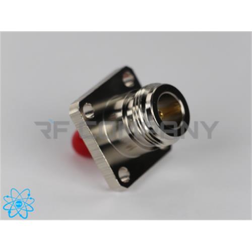 مبدل N ماده به SMA ماده فلنج دار 4 سوراخ