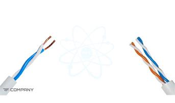تفاوت سیم تلفن تک زوج و دو زوج