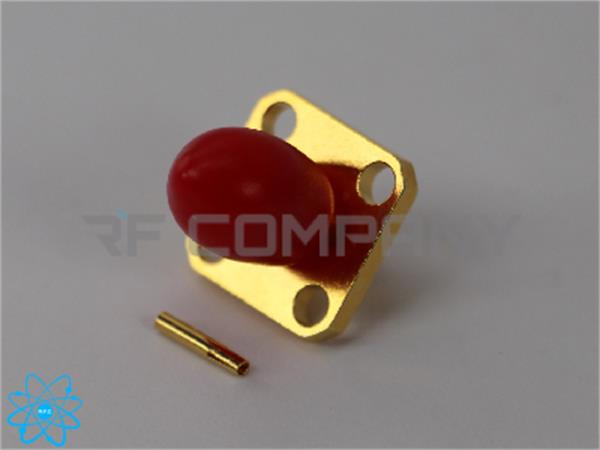 کانکتور SMA ماده فلنج 4 سوراخ