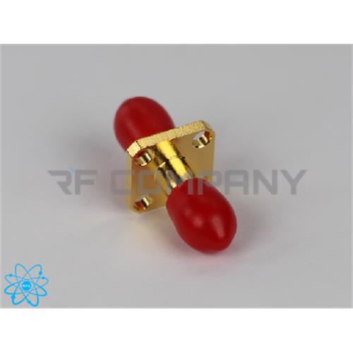 کانکتور SMA دو سر ماده فلنج دار 4 سوراخ