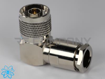 کانکتور N نری سرکابلی رایت انگل (90 درجه) مناسب کابل LMR400