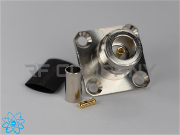 کانکتور N مادگی فلنجدار مناسب کابل RG58