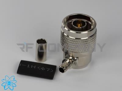 کانکتور N نری سرکابلی 90 درجه مناسب کابل های RG58/RG223/LMR200