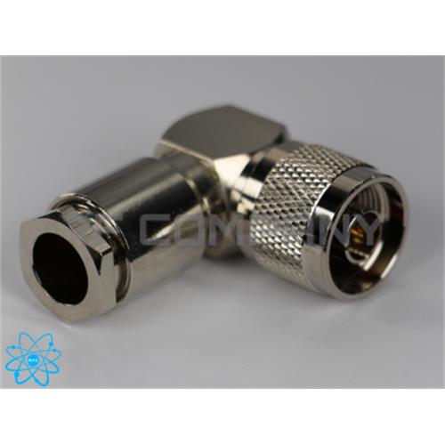 کانکتور N نری سرکابلی رایت انگل (90 درجه) مناسب کابل RG214